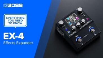 Boss debuts EX-4 Effects Expander: the ultimate pedalboard space saver?