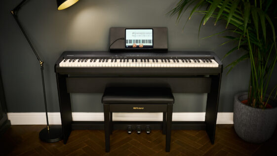 Does your digital piano have Wi-Fi? Roland's new FP-40 does, along with upgraded speakers and its latest Piano Reality engine