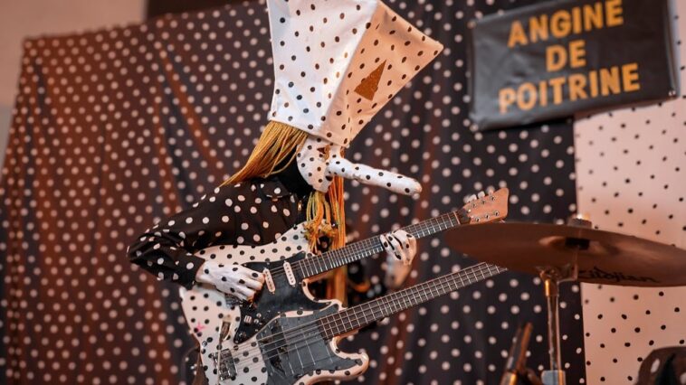 “Every line has to be played live. It’s what this freak show is all about – making it ridiculous, hard and painful for the musicians, thus fun for the audience”: Angine de Poitrine tell us the origin story of guitar’s most surreal band