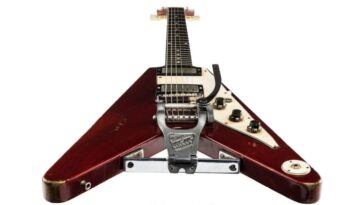 “Far more than an exceptionally rare 1958 Gibson, it is a cornerstone of American music history”: Lonnie Mack’s workhorse Flying V is heading to auction
