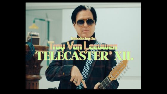 Fender launches first Squier Paranormal signature guitar, the Troy Van Leeuwen Telecaster XII: “That guitar can always be heard in the mix”