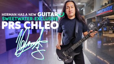 Forget the fire and flames, Sweetwater just dropped an exclusive, stealthy Black Satin version of Herman Li’s PRS SE Chleo you won’t find anywhere else