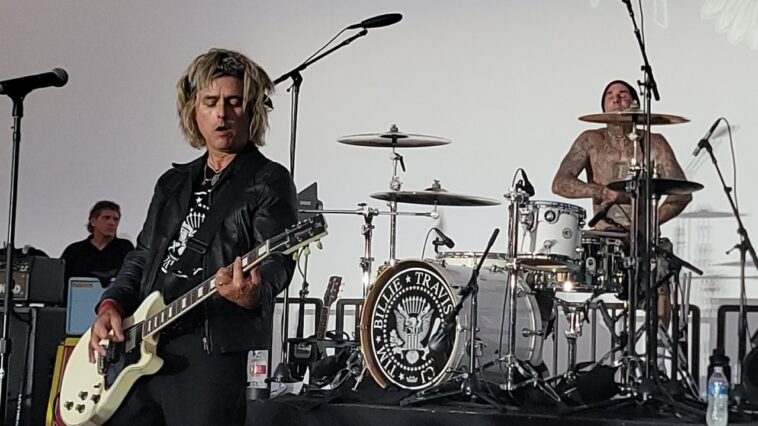 Green Day, Rancid and Blink-182 members celebrate the Ramones’ 50th anniversary with a set at a cemetery