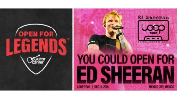 Guitar Center launched a contest to open for Ed Sheeran. Then all his opening acts quit