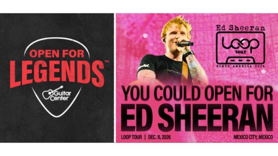 Guitar Center launched a contest to open for Ed Sheeran. Then all his opening acts quit