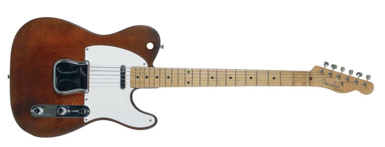 “I have no idea why Gillie wanted his guitars to look like 1950s kitchen cabinets. Maybe it matched his personality or the band’s stage outfits”: Walnut brown, super-rare, these custom-order ’50s Fender Telecasters beg the question – who was Gillie?