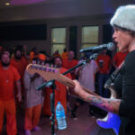 I played my beloved Strat when I opened for Weezer. It got me discovered by Pearl Jam’s Mike McCready. Then I gave it away to a prison