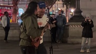 “I thought: 'Come on, don't be ridiculous, of course it's not him. Chris Martin doesn't roam the streets of London'": A London busker just sang a duet with the Coldplay frontman without realising who he was