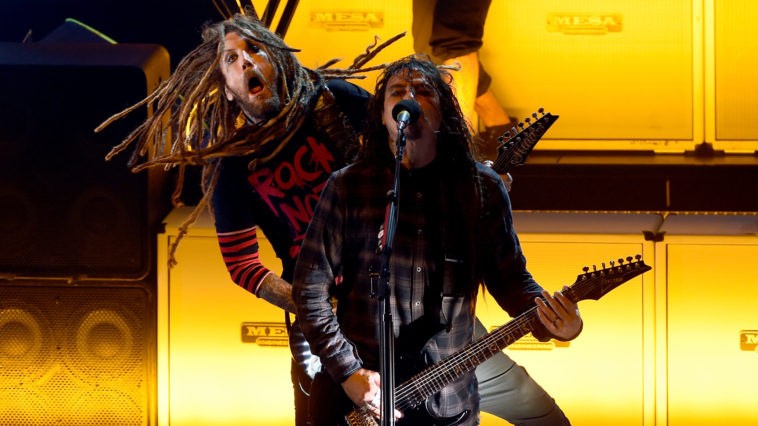 “I was jamming and I heard 'Bam!' – I looked at the stage and there was an open Buck knife sticking in the screen of my cabinet”: Slipknot and Korn on the perils of life on the road