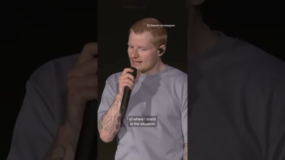 “It’s been a weird week. I just feel like it happened very quickly”: Ed Sheeran speaks about censorship and the Israel-Palestine conflict on stage in Philadelphia