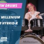 Millenium Drum's new flagship MPS-1500 Hybrid-X electronic drum set will turn some heads