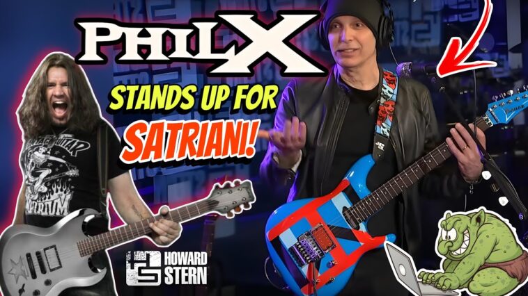 ‼️Phil X defends Satriani over Howard Stern Performance✊| Steve Vai & Wife visit Phil X’s house! 🤯 18 Steve Vai