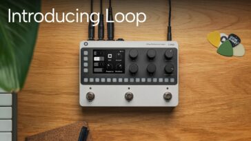 Polyend Loop is part looper pedal, part drum machine and comes stocked with over 100 effects
