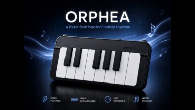 The 13-note Orphea is the one-octave mini keyboard and MIDI controller that you can fit in the palm of your hand