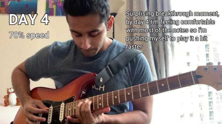 The Worst Polyphia - 12 DAY GUITAR PROGRESS - To playing at 100% speed cover 18 Tim Henson