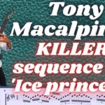 Tony Macalpine - KILLER alternate picking sequence on 'Ice princess' (w/ TABS) 26 Tony MacAlpine