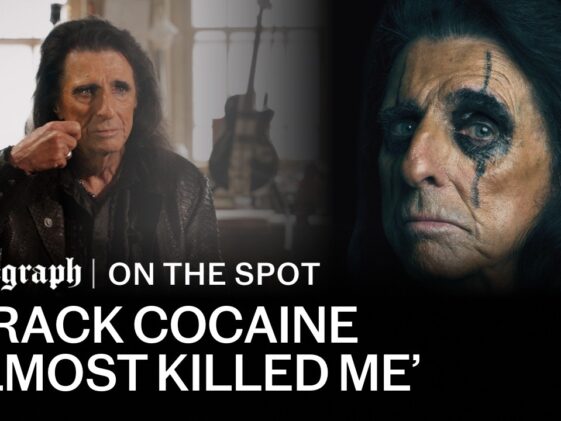 Alice Cooper says addiction nearly destroyed his life