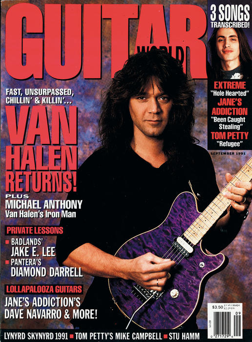 “At the age of 13, I bought a Guitar World with Eddie Van Halen on the cover and fell in love with his signature model”: John Mayer shreds Van Halen with Dave Grohl on the Music Man Axis that made his childhood dreams come true