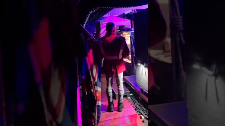 Bruce Dickinson forced backstage as Iron Maiden fans set off flares