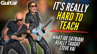 “It’s absurd to think technique has anything to do with music…” Joe Satriani on how to keep your head above water in a sea of virtuosos