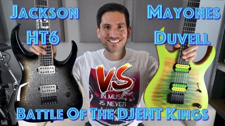 Jackson Juggernaut HT6 (Periphery / Misha Mansoor) vs Mayones Duvell Qatsi (Monuments / John Browne) 18 Misha Mansoor