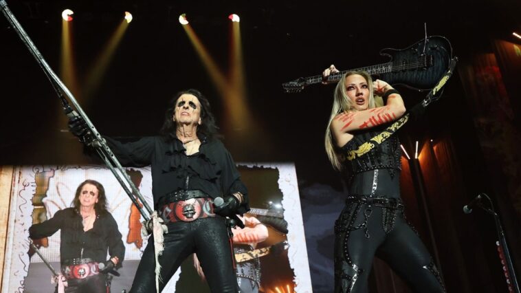 Nita Strauss returns to Alice Cooper's band for NFL show