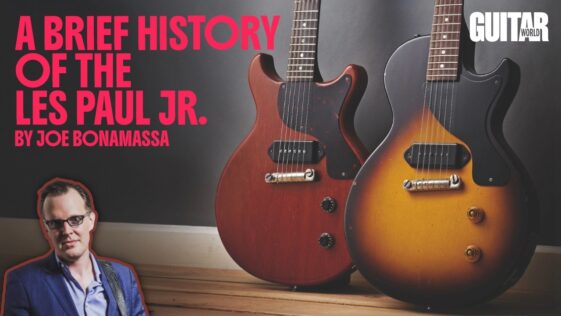 “One pickup, two knobs – what more do you need? Well, some of us need a front pickup, too!” Joe Bonamassa compares Les Paul Juniors and demonstrates how they change his playing