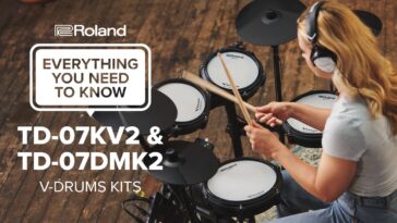 Roland updates its best-selling TD-07 electronic drum kit series